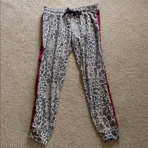 Cheetah joggers